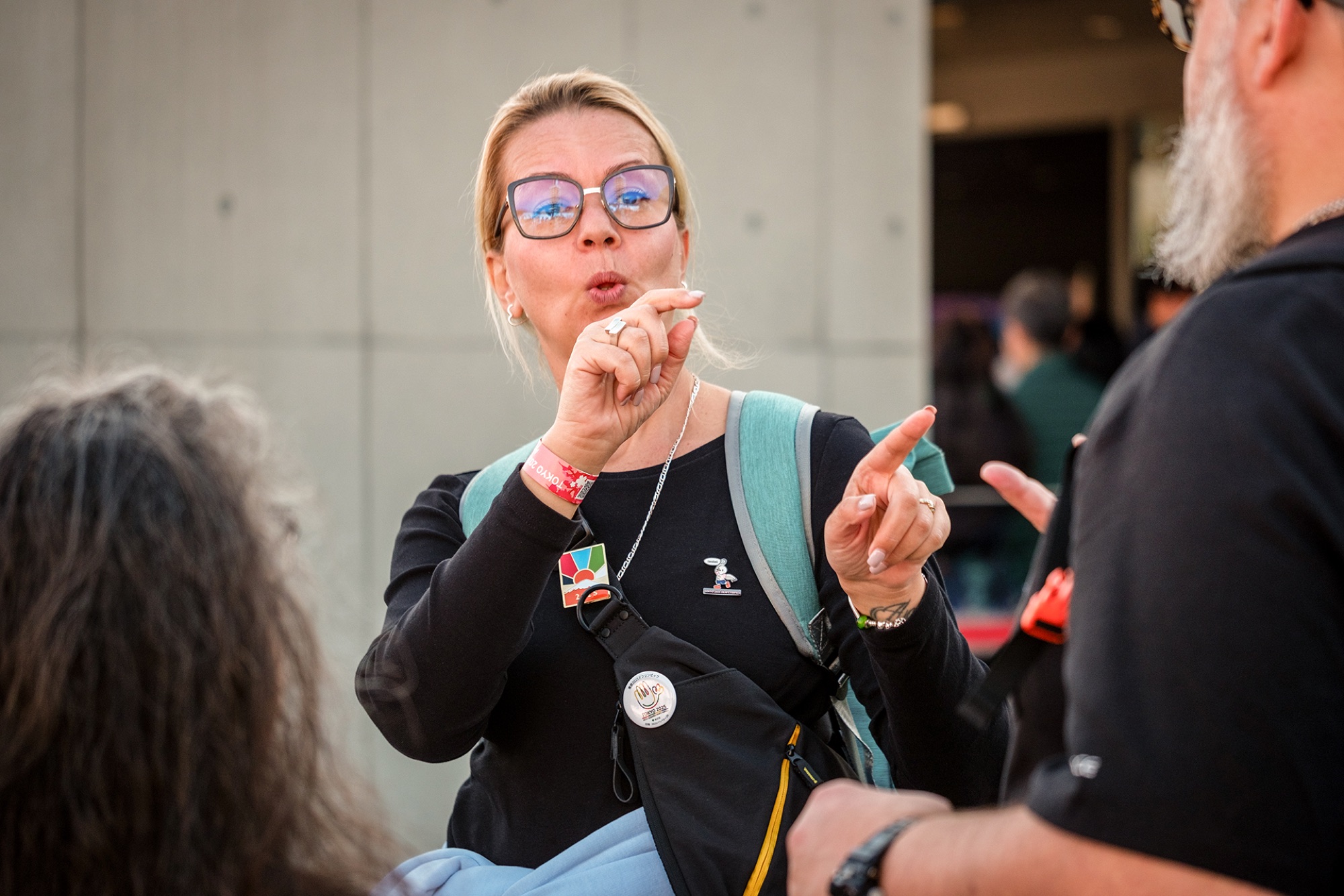IMB volunteers engaging at the Tokyo 2025 Deaflympics