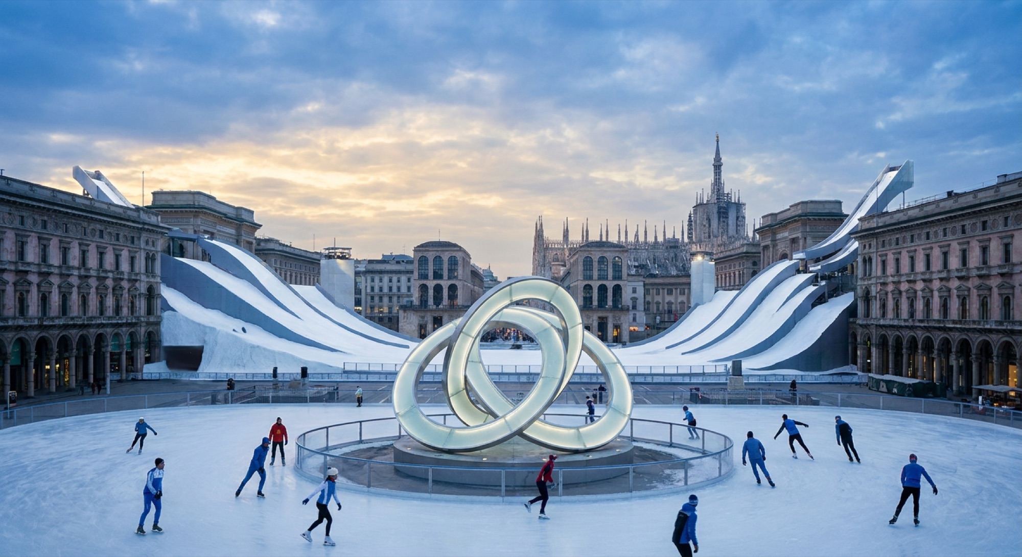 Milan's Piazza del Duomo transformed for the 2026 Winter Olympics